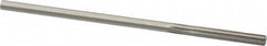 Made in USA - 0.1815" High Speed Steel 6 Flute Chucking Reamer - Straight Flute, 0.1755" Straight Shank, 1-1/8" Flute Length, 4-1/2" OAL - Benchmark Tooling
