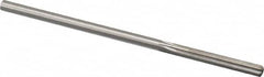 Made in USA - 0.1835" High Speed Steel 6 Flute Chucking Reamer - Straight Flute, 0.1755" Straight Shank, 1-1/8" Flute Length, 4-1/2" OAL - Benchmark Tooling