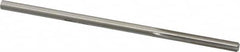 Made in USA - 0.186" High Speed Steel 6 Flute Chucking Reamer - Straight Flute, 0.1805" Straight Shank, 1-1/8" Flute Length, 4-1/2" OAL - Benchmark Tooling