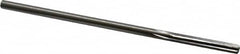 Made in USA - 0.192" High Speed Steel 6 Flute Chucking Reamer - Straight Flute, 0.186" Straight Shank, 1-1/4" Flute Length, 5" OAL - Benchmark Tooling