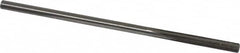 Made in USA - 0.195" High Speed Steel 6 Flute Chucking Reamer - Straight Flute, 0.186" Straight Shank, 1-1/4" Flute Length, 5" OAL - Benchmark Tooling