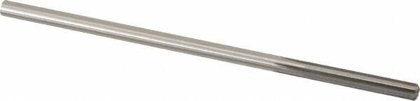 Made in USA - 0.1995" High Speed Steel 6 Flute Chucking Reamer - Straight Flute, 0.1895" Straight Shank, 1-1/4" Flute Length, 5" OAL - Benchmark Tooling