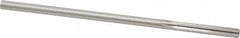 Made in USA - 0.2085" High Speed Steel 6 Flute Chucking Reamer - Straight Flute, 0.2016" Straight Shank, 1-1/4" Flute Length, 5" OAL - Benchmark Tooling