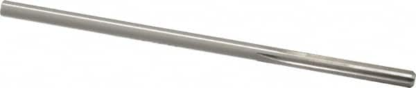 Made in USA - 0.2115" High Speed Steel 6 Flute Chucking Reamer - Straight Flute, 0.2016" Straight Shank, 1-1/4" Flute Length, 5" OAL - Benchmark Tooling