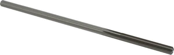 Made in USA - 0.233" High Speed Steel 6 Flute Chucking Reamer - Straight Flute, 0.2173" Straight Shank, 1-1/2" Flute Length, 6" OAL - Benchmark Tooling