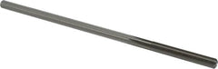 Made in USA - 0.233" High Speed Steel 6 Flute Chucking Reamer - Straight Flute, 0.2173" Straight Shank, 1-1/2" Flute Length, 6" OAL - Benchmark Tooling