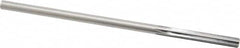 Made in USA - 0.247" High Speed Steel 6 Flute Chucking Reamer - Straight Flute, 0.2405" Straight Shank, 1-1/2" Flute Length, 6" OAL - Benchmark Tooling