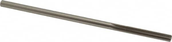 Made in USA - 0.2535" High Speed Steel 6 Flute Chucking Reamer - Straight Flute, 0.2405" Straight Shank, 1-1/2" Flute Length, 6" OAL - Benchmark Tooling