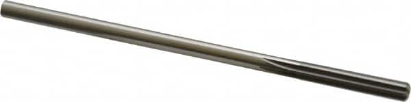 Made in USA - 0.256" High Speed Steel 6 Flute Chucking Reamer - Straight Flute, 0.2405" Straight Shank, 1-1/2" Flute Length, 6" OAL - Benchmark Tooling