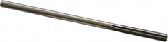 Made in USA - 0.256" High Speed Steel 6 Flute Chucking Reamer - Straight Flute, 0.2405" Straight Shank, 1-1/2" Flute Length, 6" OAL - Benchmark Tooling