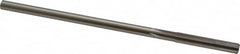 Made in USA - 0.274" High Speed Steel 6 Flute Chucking Reamer - Straight Flute, 1/4" Straight Shank, 1-1/2" Flute Length, 6" OAL - Benchmark Tooling