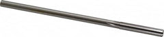 Made in USA - 0.275" High Speed Steel 6 Flute Chucking Reamer - Straight Flute, 1/4" Straight Shank, 1-1/2" Flute Length, 6" OAL - Benchmark Tooling