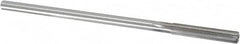 Made in USA - 0.2775" High Speed Steel 6 Flute Chucking Reamer - Straight Flute, 1/4" Straight Shank, 1-1/2" Flute Length, 6" OAL - Benchmark Tooling