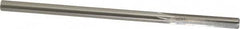 Made in USA - 9/32" High Speed Steel 6 Flute Chucking Reamer - Straight Flute, 1/4" Straight Shank, 1-1/2" Flute Length, 6" OAL - Benchmark Tooling