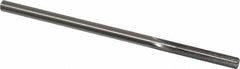 Made in USA - 0.285" High Speed Steel 6 Flute Chucking Reamer - Straight Flute, 1/4" Straight Shank, 1-1/2" Flute Length, 6" OAL - Benchmark Tooling