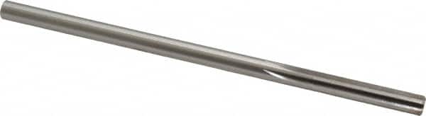 Made in USA - 0.287" High Speed Steel 6 Flute Chucking Reamer - Straight Flute, 1/4" Straight Shank, 1-1/2" Flute Length, 6" OAL - Benchmark Tooling