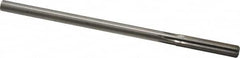 Made in USA - 0.3015" High Speed Steel 6 Flute Chucking Reamer - Straight Flute, 0.2792" Straight Shank, 1-1/2" Flute Length, 6" OAL - Benchmark Tooling