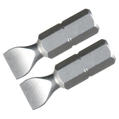 Slotted Insert Bit On 5/16″ Hex Drive 10.0 × 41mm (2 Bit Pack) - Benchmark Tooling