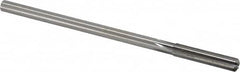 Made in USA - 0.309" High Speed Steel 6 Flute Chucking Reamer - Straight Flute, 0.2792" Straight Shank, 1-1/2" Flute Length, 6" OAL - Benchmark Tooling