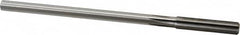 Made in USA - 0.32" High Speed Steel 6 Flute Chucking Reamer - Straight Flute, 0.2792" Straight Shank, 1-1/2" Flute Length, 6" OAL - Benchmark Tooling