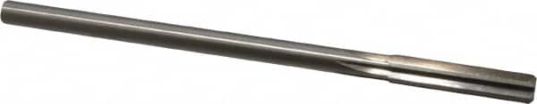 Made in USA - 0.325" High Speed Steel 6 Flute Chucking Reamer - Straight Flute, 0.2792" Straight Shank, 1-1/2" Flute Length, 6" OAL - Benchmark Tooling