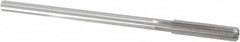 Made in USA - 0.337" High Speed Steel 6 Flute Chucking Reamer - Straight Flute, 0.2792" Straight Shank, 1-1/2" Flute Length, 6" OAL - Benchmark Tooling