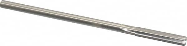 Made in USA - 0.354" High Speed Steel 6 Flute Chucking Reamer - Straight Flute, 0.3105" Straight Shank, 1-3/4" Flute Length, 7" OAL - Benchmark Tooling