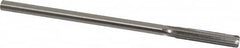 Made in USA - 0.355" High Speed Steel 6 Flute Chucking Reamer - Straight Flute, 0.3105" Straight Shank, 1-3/4" Flute Length, 7" OAL - Benchmark Tooling