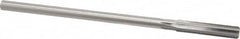 Made in USA - 0.356" High Speed Steel 6 Flute Chucking Reamer - Straight Flute, 0.3105" Straight Shank, 1-3/4" Flute Length, 7" OAL - Benchmark Tooling