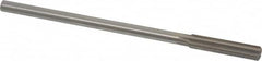 Made in USA - 3/8" High Speed Steel 6 Flute Chucking Reamer - Straight Flute, 0.3105" Straight Shank, 1-3/4" Flute Length, 7" OAL - Benchmark Tooling