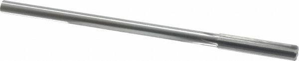 Made in USA - 0.383" High Speed Steel 6 Flute Chucking Reamer - Straight Flute, 0.3105" Straight Shank, 1-3/4" Flute Length, 7" OAL - Benchmark Tooling