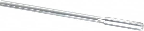 Made in USA - 0.388" High Speed Steel 6 Flute Chucking Reamer - Straight Flute, 0.3105" Straight Shank, 1-3/4" Flute Length, 7" OAL - Benchmark Tooling