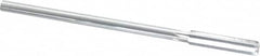 Made in USA - 0.388" High Speed Steel 6 Flute Chucking Reamer - Straight Flute, 0.3105" Straight Shank, 1-3/4" Flute Length, 7" OAL - Benchmark Tooling