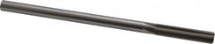 Made in USA - 0.409" High Speed Steel 6 Flute Chucking Reamer - Straight Flute, 0.3105" Straight Shank, 1-3/4" Flute Length, 7" OAL - Benchmark Tooling