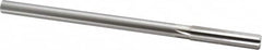 Made in USA - 0.41" High Speed Steel 6 Flute Chucking Reamer - Straight Flute, 0.3105" Straight Shank, 1-3/4" Flute Length, 7" OAL - Benchmark Tooling
