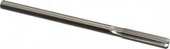 Made in USA - 0.429" High Speed Steel 6 Flute Chucking Reamer - Straight Flute, 0.373" Straight Shank, 1-3/4" Flute Length, 7" OAL - Benchmark Tooling
