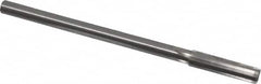 Made in USA - 0.433" High Speed Steel 6 Flute Chucking Reamer - Straight Flute, 0.373" Straight Shank, 1-3/4" Flute Length, 7" OAL - Benchmark Tooling