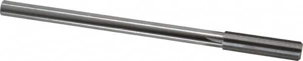 Made in USA - 0.461" High Speed Steel 6 Flute Chucking Reamer - Straight Flute, 0.373" Straight Shank, 1-3/4" Flute Length, 7" OAL - Benchmark Tooling