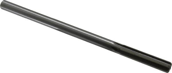 Made in USA - 0.474" High Speed Steel 6 Flute Chucking Reamer - Straight Flute, 0.4355" Straight Shank, 2" Flute Length, 8" OAL - Benchmark Tooling