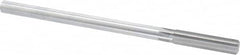 Made in USA - 0.478" High Speed Steel 6 Flute Chucking Reamer - Straight Flute, 0.4355" Straight Shank, 2" Flute Length, 8" OAL - Benchmark Tooling