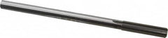 Made in USA - 0.479" High Speed Steel 6 Flute Chucking Reamer - Straight Flute, 0.4355" Straight Shank, 2" Flute Length, 8" OAL - Benchmark Tooling
