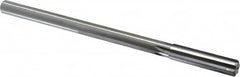 Chucking Reamer: 0.483″ Dia, 8″ OAL, 2″ Flute Length, Straight Shank, High Speed Steel 6 Flute, RH