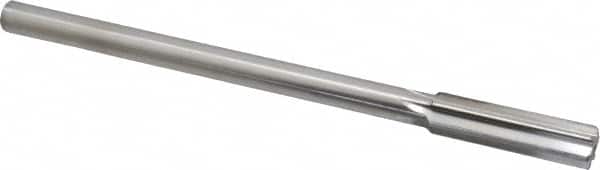 Made in USA - 0.548" High Speed Steel Chucking Reamer - Straight Flute, Straight Shank - Benchmark Tooling