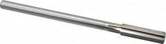 Made in USA - 0.551" High Speed Steel Chucking Reamer - Straight Flute, Straight Shank - Benchmark Tooling
