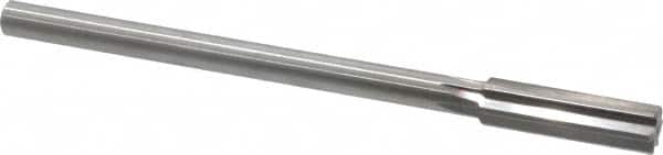 Made in USA - 0.569" High Speed Steel Chucking Reamer - Straight Flute, Straight Shank - Benchmark Tooling