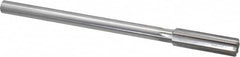 Made in USA - 0.579" High Speed Steel Chucking Reamer - Straight Flute, Straight Shank - Benchmark Tooling