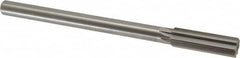 Made in USA - 0.702" High Speed Steel Chucking Reamer - Straight Flute, Straight Shank - Benchmark Tooling