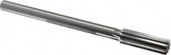 Made in USA - 0.72" High Speed Steel Chucking Reamer - Straight Flute, Straight Shank - Benchmark Tooling