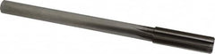 Made in USA - 0.764" High Speed Steel Chucking Reamer - Straight Flute, Straight Shank - Benchmark Tooling