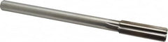 Made in USA - 0.786" High Speed Steel Chucking Reamer - Straight Flute, Straight Shank - Benchmark Tooling